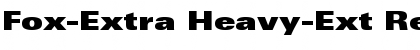 Download Fox-Extra Heavy-Ext Font Download Fox-Extra Heavy-Ext Font