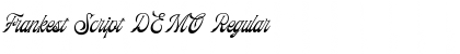 Download Frankest Script DEMO Font Download Frankest Script DEMO Font