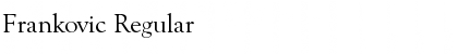 Download Frankovic Font Download Frankovic Font