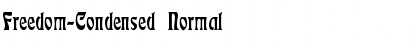 Download Freedom-Condensed Font Download Freedom-Condensed Font