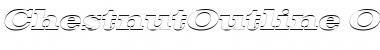 Download ChestnutOutline Font Download ChestnutOutline Font