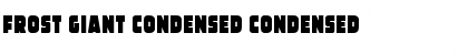 Download Frost Giant Condensed Font Download Frost Giant Condensed Font