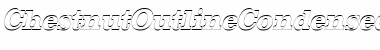 Download ChestnutOutlineCondensed Font Download ChestnutOutlineCondensed Font