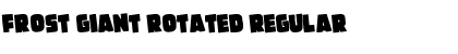 Download Frost Giant Rotated Font Download Frost Giant Rotated Font