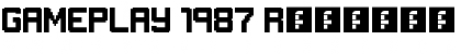 Download GAMEPLAY 1987 Font Download GAMEPLAY 1987 Font