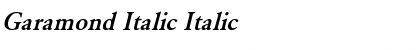 Download Garamond Italic Font Download Garamond Italic Font