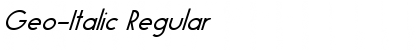 Download Geo-Italic Font Download Geo-Italic Font