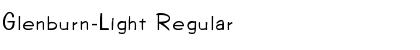 Download Glenburn-Light Font Download Glenburn-Light Font