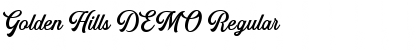 Download Golden Hills DEMO Font Download Golden Hills DEMO Font