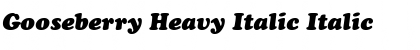 Download Gooseberry Heavy Italic Font Download Gooseberry Heavy Italic Font