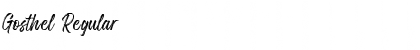 Download Gosthel Font Download Gosthel Font