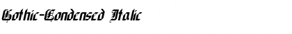 Download Gothic-Condensed Font Download Gothic-Condensed Font