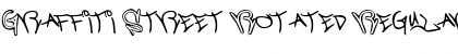 Download Graffiti Street Rotated Font Download Graffiti Street Rotated Font