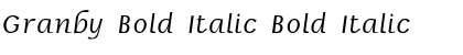 Download Granby Bold Italic Font Download Granby Bold Italic Font