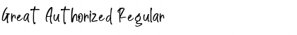 Download Great Authorized Font Download Great Authorized Font
