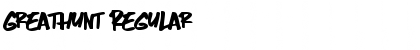Download Greathunt Font Download Greathunt Font