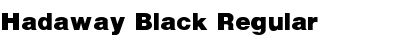 Download Hadaway Black Font Download Hadaway Black Font