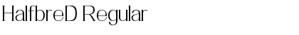 Download HalfbreD Font Download HalfbreD Font