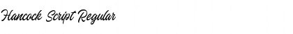 Download Hancock Script Font Download Hancock Script Font