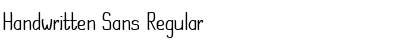 Download Handwritten Sans Font Download Handwritten Sans Font