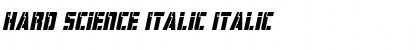 Download Hard Science Italic Font Download Hard Science Italic Font