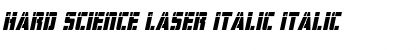 Download Hard Science Laser Italic Font Download Hard Science Laser Italic Font