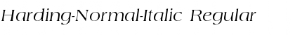 Download Harding-Normal-Italic Font Download Harding-Normal-Italic Font