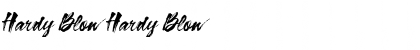 Download Hardy Blow Font Download Hardy Blow Font