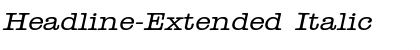 Download Headline-Extended Font Download Headline-Extended Font