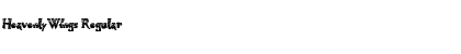 Download HeavenlyWings Font Download HeavenlyWings Font