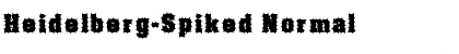 Download Heidelberg-Spiked Font Download Heidelberg-Spiked Font