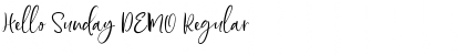Download Hello Sunday DEMO Font Download Hello Sunday DEMO Font