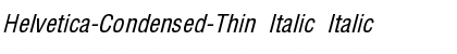Download Helvetica-Condensed-Thin Italic Font Download Helvetica-Condensed-Thin Italic Font