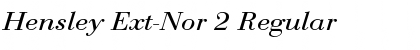 Download Hensley Ext-Nor 2 Font Download Hensley Ext-Nor 2 Font