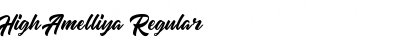 Download High Amelliya Font Download High Amelliya Font