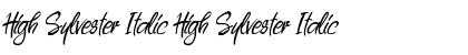 Download High Sylvester Italic Font Download High Sylvester Italic Font