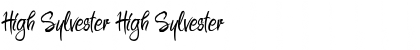 Download High Sylvester Font Download High Sylvester Font