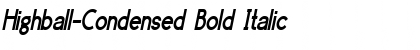 Download Highball-Condensed Font Download Highball-Condensed Font
