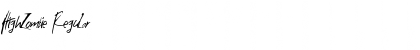 Download HighZombie Font Download HighZombie Font