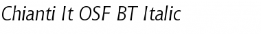 Download Chianti It OSF BT Font Download Chianti It OSF BT Font