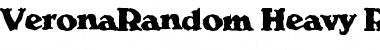 Download VeronaRandom-Heavy Font Download VeronaRandom-Heavy Font