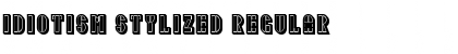 Download Idiotism Stylized Font Download Idiotism Stylized Font