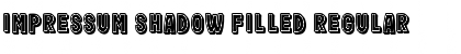 Download Impressum Shadow Filled Font Download Impressum Shadow Filled Font