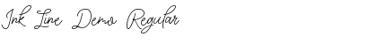 Download Ink Line Demo Font Download Ink Line Demo Font