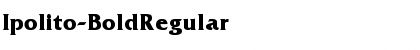 Download Ipolito-Bold Font Download Ipolito-Bold Font