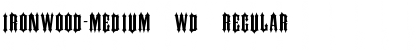 Download IRONWOOD-Medium Wd Font Download IRONWOOD-Medium Wd Font