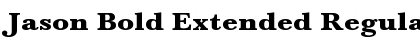 Download Jason Bold Extended Font Download Jason Bold Extended Font