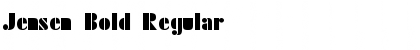 Download Jensen Bold Font Download Jensen Bold Font