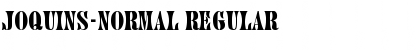 Download Joquins-Normal Font Download Joquins-Normal Font