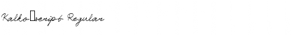 Download Kalko_script Font Download Kalko_script Font